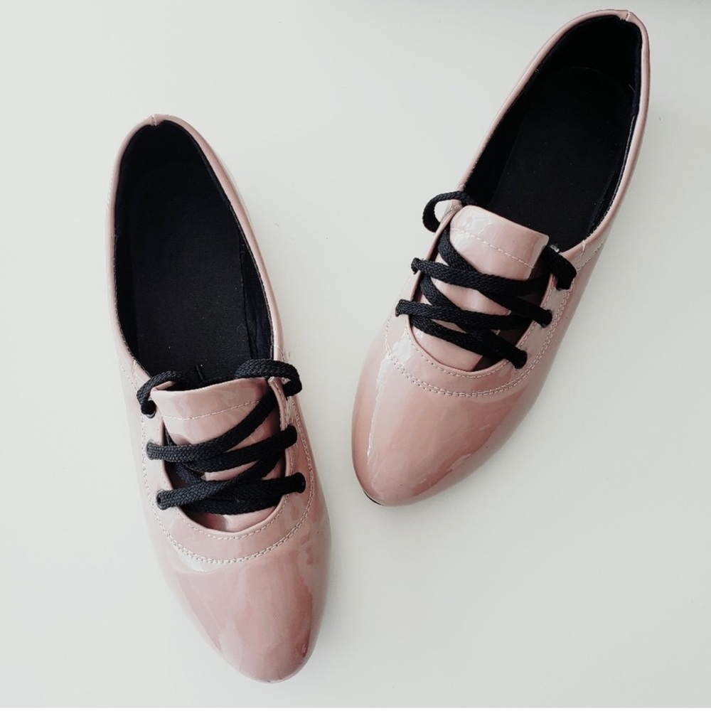 LAST CHANCE PINK PATENT FLATS